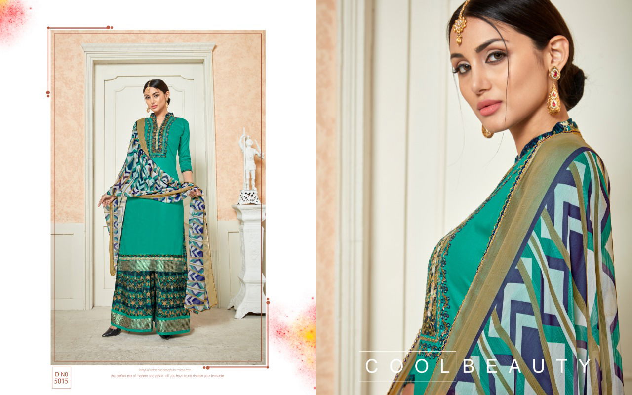 Ravi Afzza 2 Jam Satin Embroidery Festive Wear Jam Satin Salwar Kameez Collection